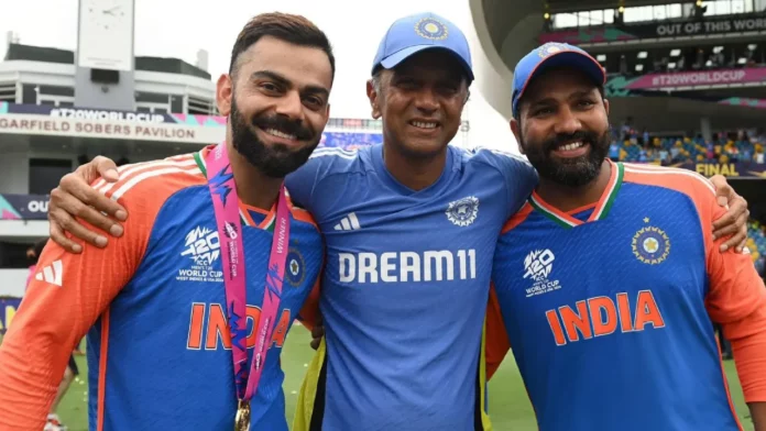 Rohit Sharma, Virat Kohi, Rahil Dravid