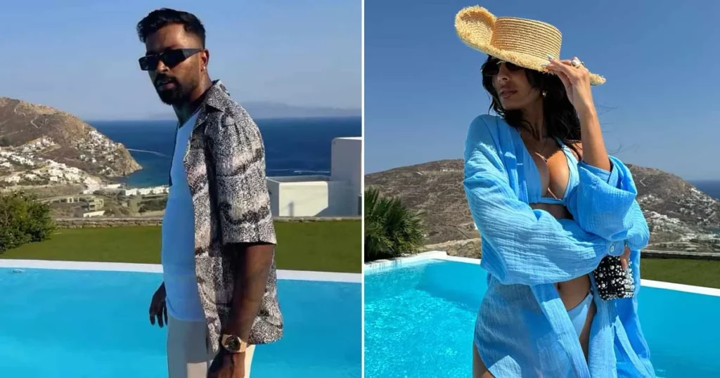 Hardik Pandya and Jasmin Walia