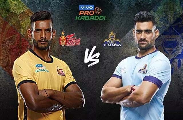 pro kabaddi 2019: Tamil Thalaivas vs Telugu Titans