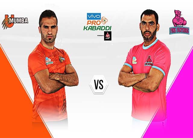 Pro Kabaddi 2019 : U Mumba vs Jaipur Pink Panthers Live Stream