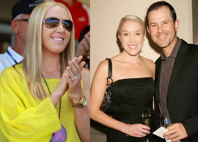 Australia's great cricketer Ricky Ponting's wife is no less than a nymph
