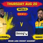 CPL 2020, 5th Match : STZ vs BT live score & streaming