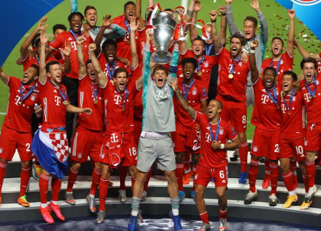 Bayern - winners of the 2020 UEFA Champions League