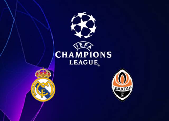 UEFA Champions League : Real madrid vs Shakhtar donetsk Live streaming