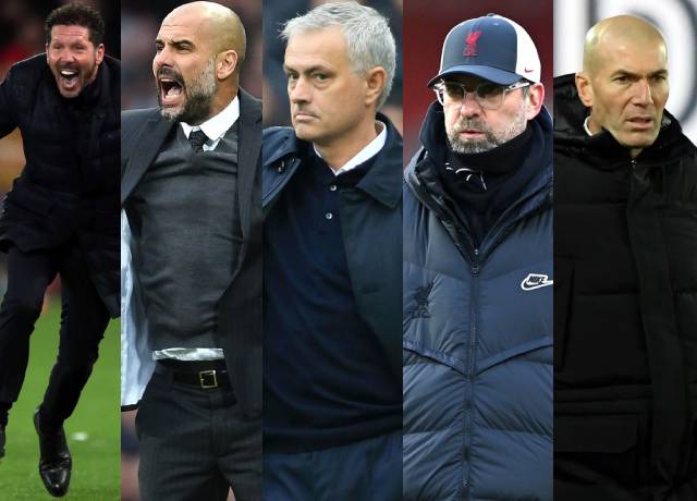 Highest paid managers in Europe's top 5 leagues