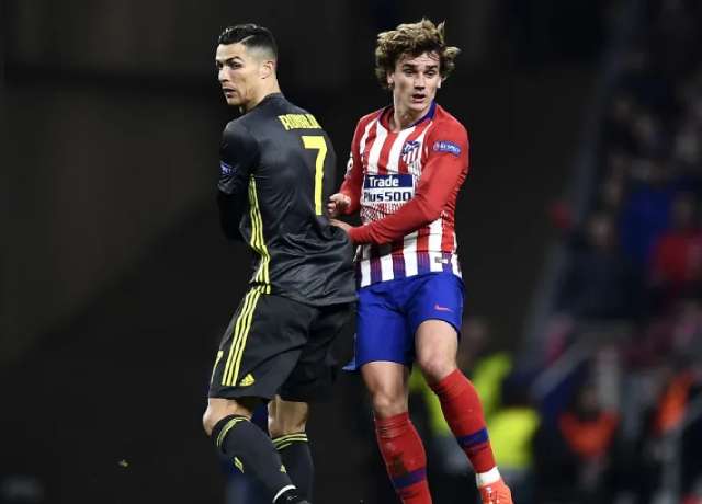 Griezmann could replace Ronaldo if Juventus fail to qualify for the UCL