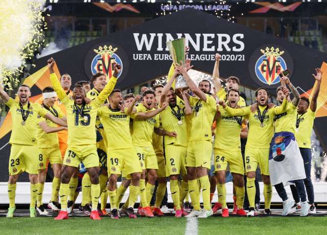 Villarreal beat Manchester United 11-10 on penalties to win Europa League