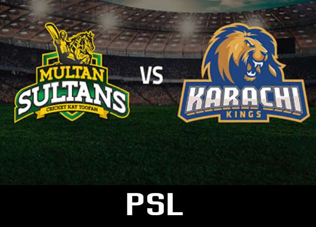 PSL 2021 : Multan Sultans vs Karachi Kings, 16th Match live score & streaming