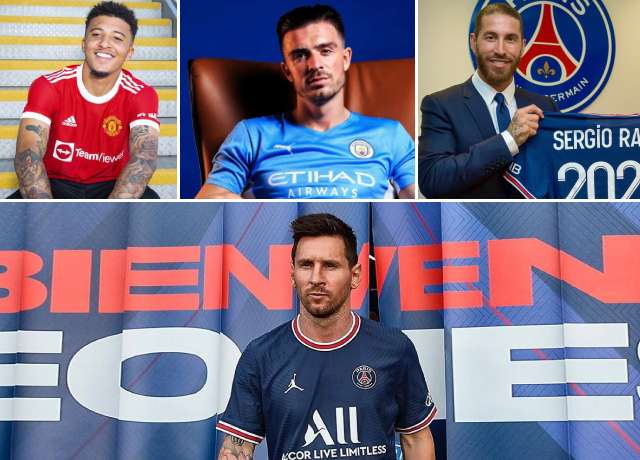 Top Transfers of the 2021 Summer Transfer Period in Football
