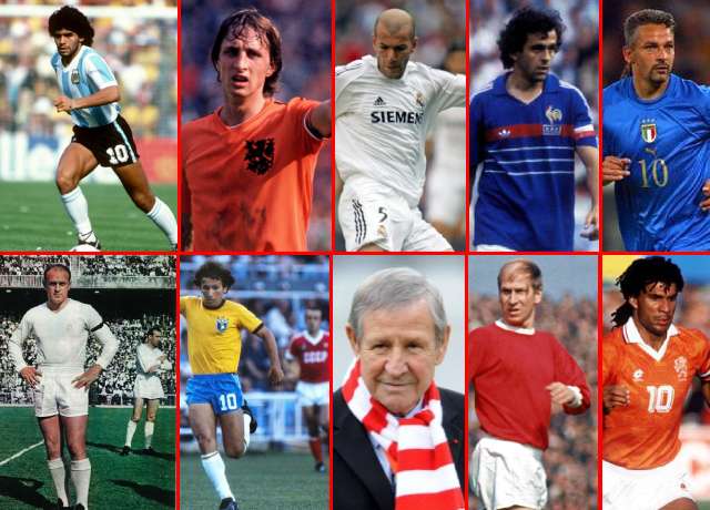 Top 10 Greatest Attacking Midfielders Of All time