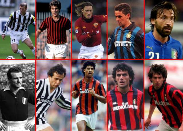 Top 10 Greatest Midfielders In Serie A History