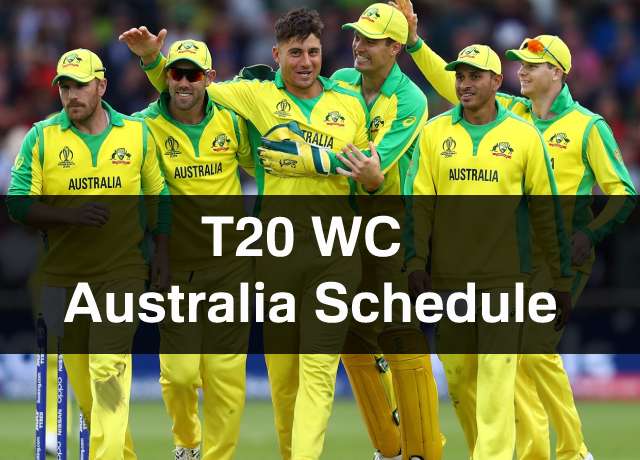 T20 World Cup: Australia Schedule, Squad, Time & Date