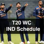 T20 World Cup: Team India Schedule, Squad, Time & Date