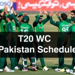 T20 World Cup: Pakistan Schedule, Squad, Time & Date