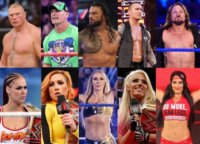 Top 10 Highest Paid Male And Female WWE Superstars