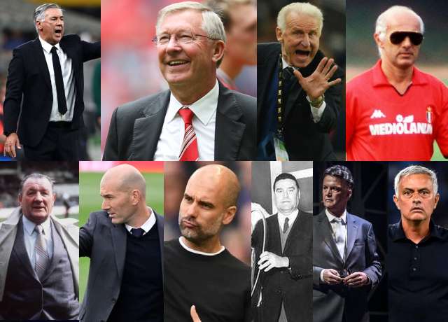 Top 10 Coaches With Most UEFA Club Competition Trophies