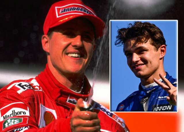 Michael Schumacher vs Lando Norris