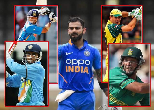 Top 5 Players fastest to 10000 runs in ODIs