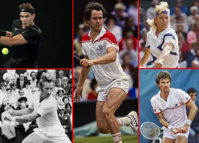 Top 5 best left-handed Tennis Players