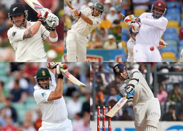Top 5 players with most sixes in test matches