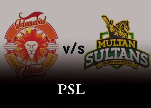 Islamabad United vs Multan Sultans