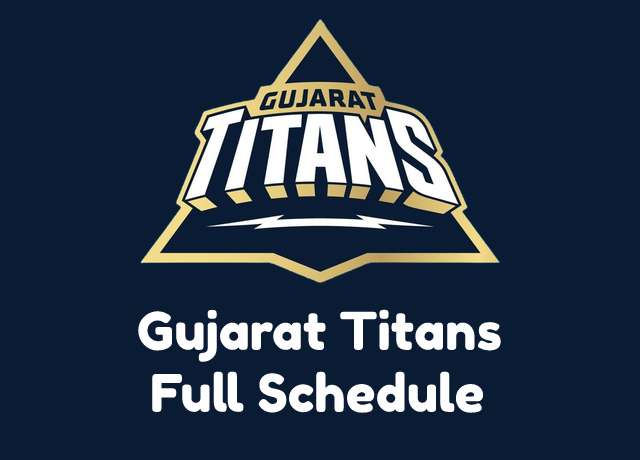 IPL 2022: Gujarat Titans (GT) full schedule & Squad