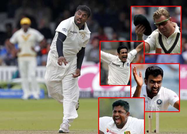 Top 5 spinners with the most number of wickets in tests