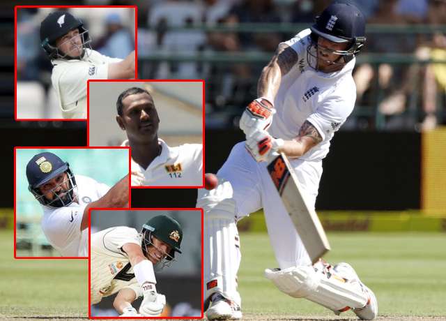Top 5 active cricketers with most sixes in test