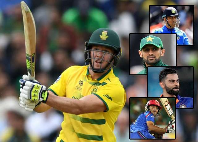 Top 5 players with the most runs in last 5 overs in T20Is