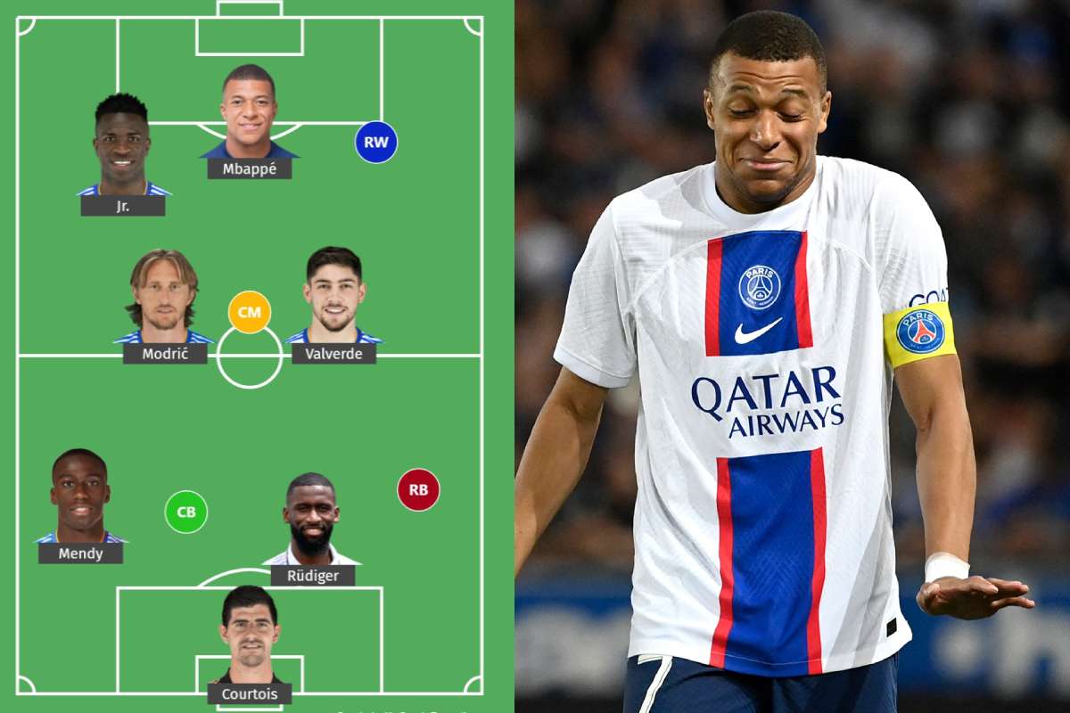 How Real Madrid Could Lineup With Kylian Mbappe