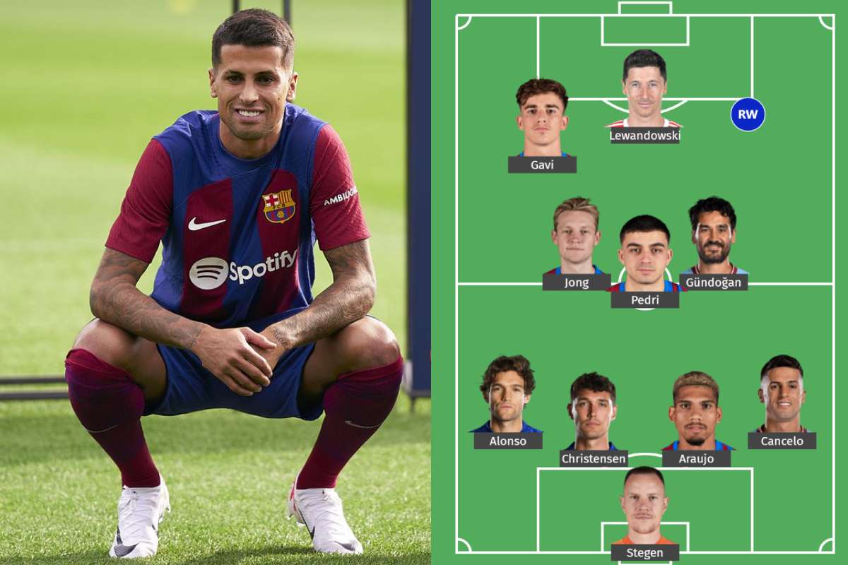 How Barcelona Will Lineup With Joao Cancelo