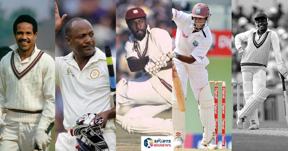 Top 5 highest run scorer in England Vs West Indies test