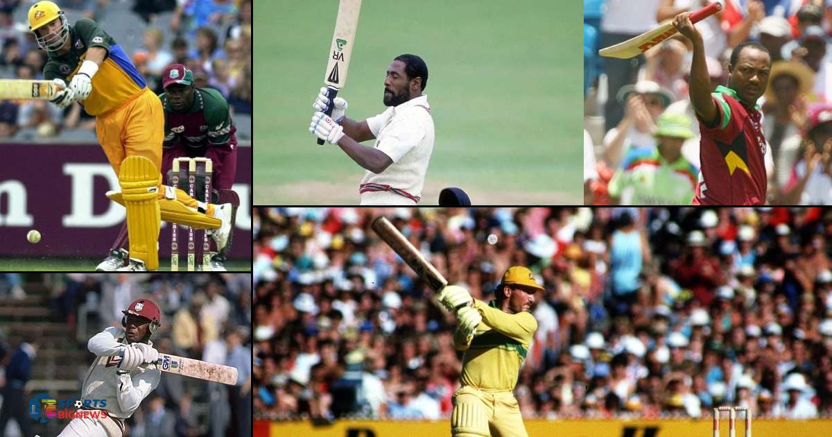 Top 5 highest run scorer in Australia Vs West Indies ODI