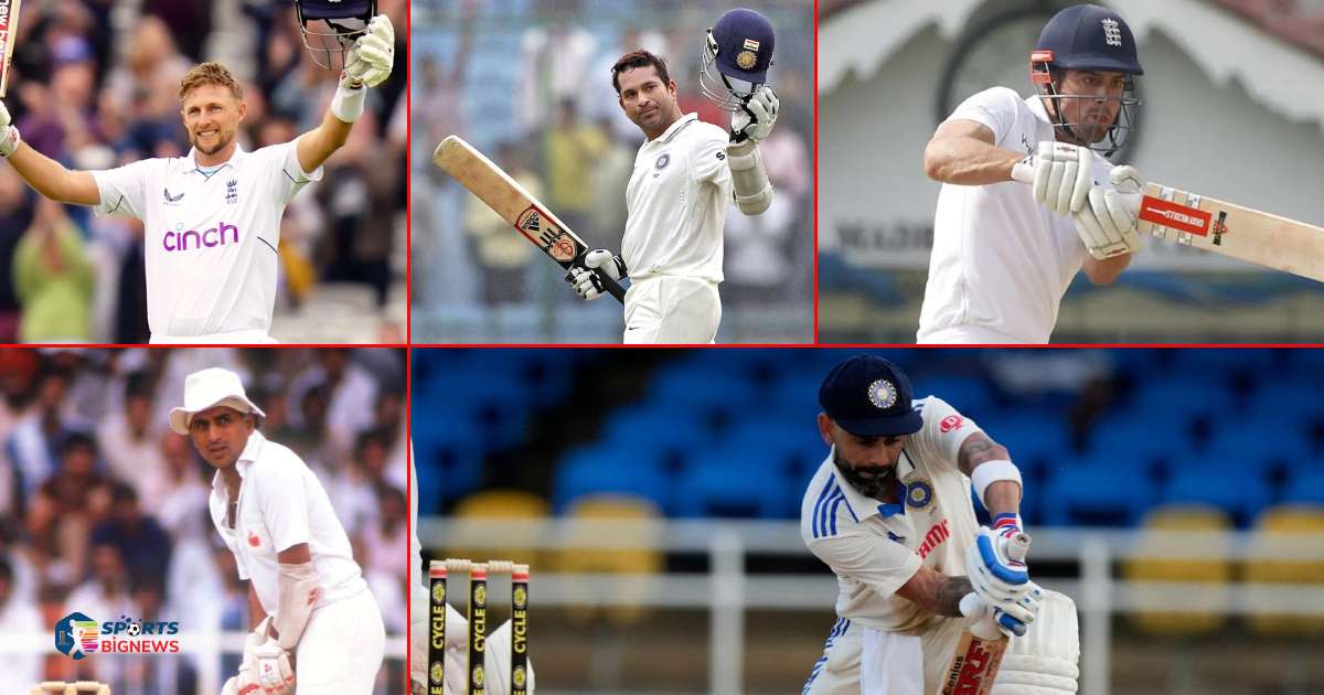 Top 5 highest run scorer in India Vs England tests
