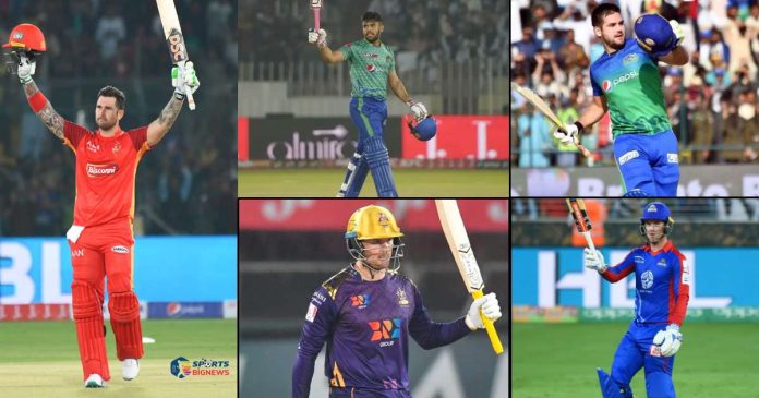 5 batsman highest Individual score in PSL