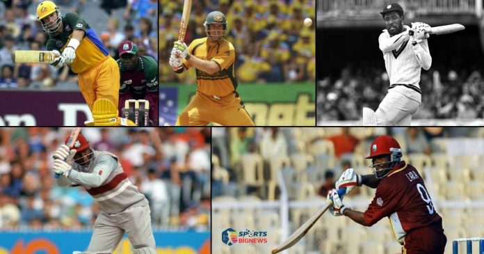 Top 5 highest individual scores in Australia Vs West Indies ODIs