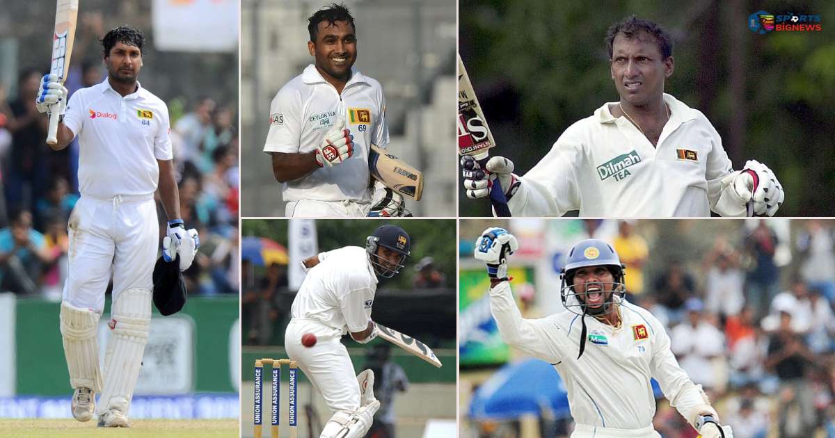 Top 5 players with most test centuries for Sri Lanka