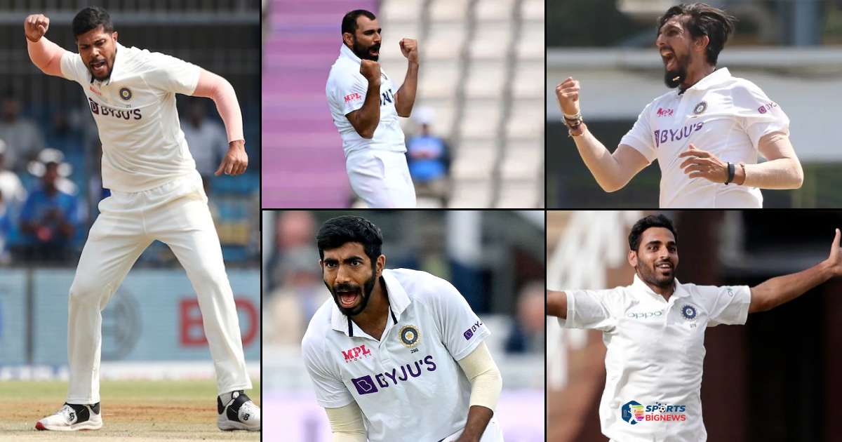 Top 5 pacers with most test wickets in India since 2015