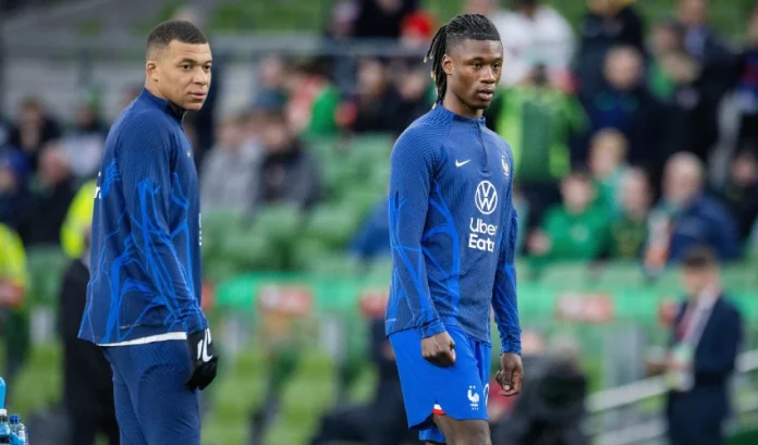 Eduardo Camavinga and Kylian Mbappe