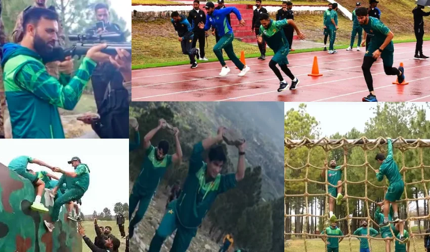 Why Pakistan team is taking army training?