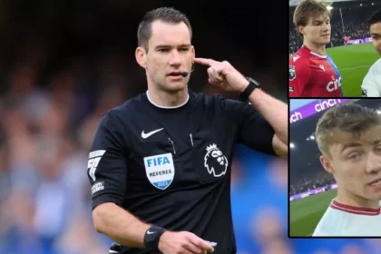 Watch this fascinating referee's POV during Crystal Palace's win over Man Utd