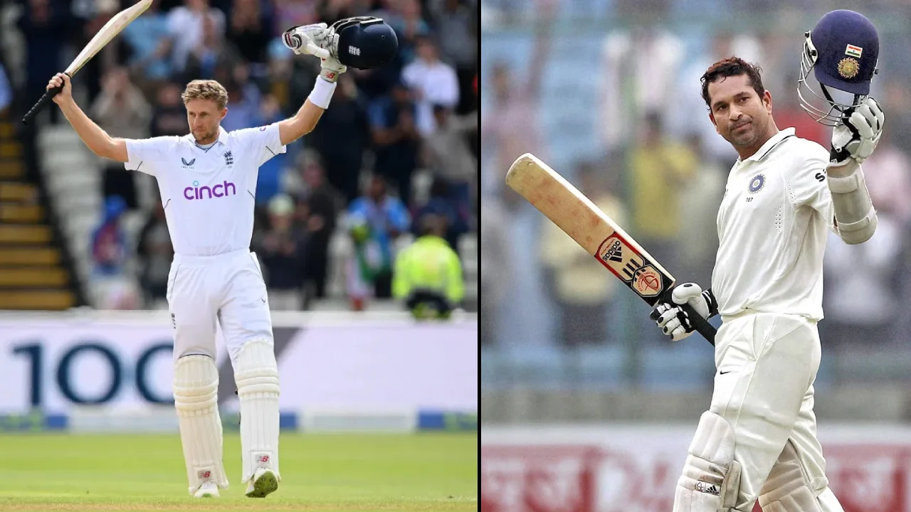 Joe Root and Sachin Tendulkar