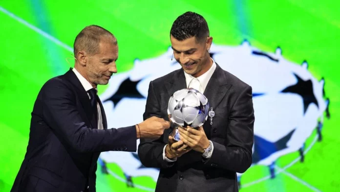 Cristiano Ronaldo receives special UEFA award for his legendary career in Champions League