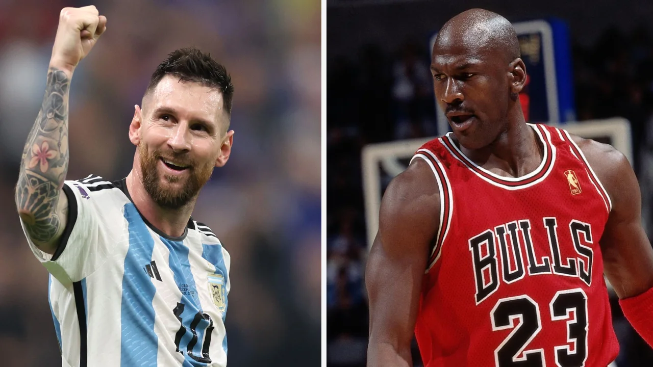 Lionel Messi and Michael Jordan