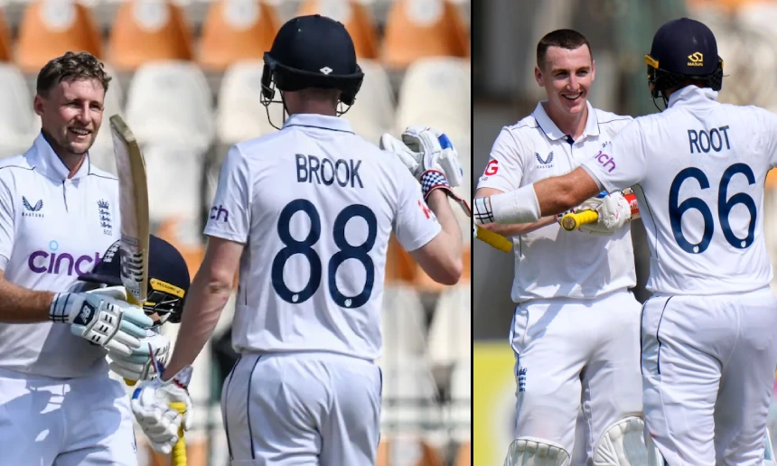 Joe Root and Harry Brook