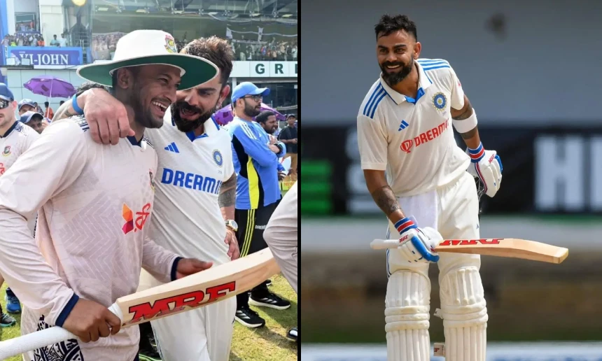 Virat Kohli gifted his bat to this player