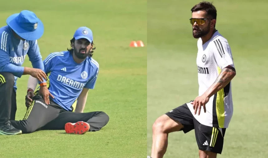 Virat Kohli and Kl Rahul got injured during practice session