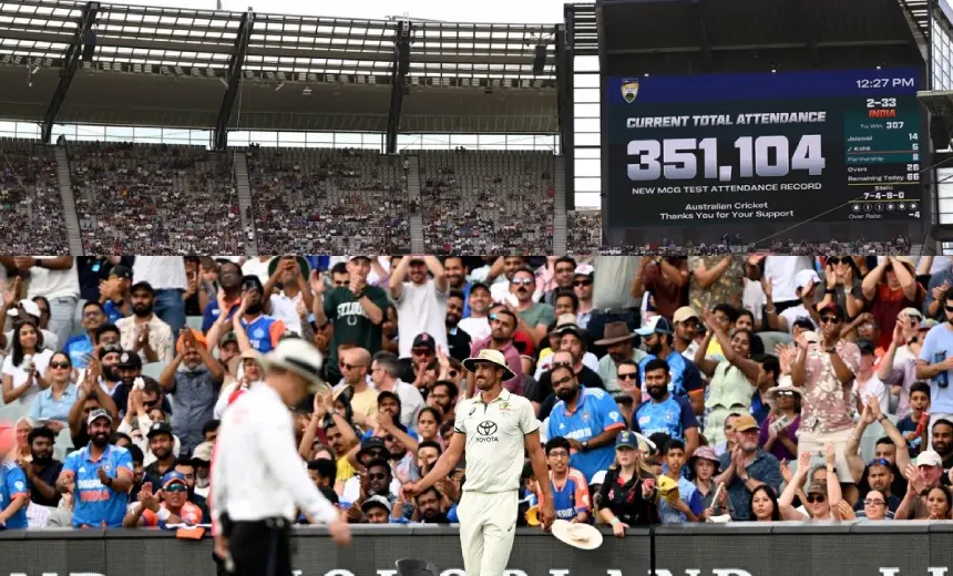 Alert: 350k+ attendance was recorded for a Test match in Australia