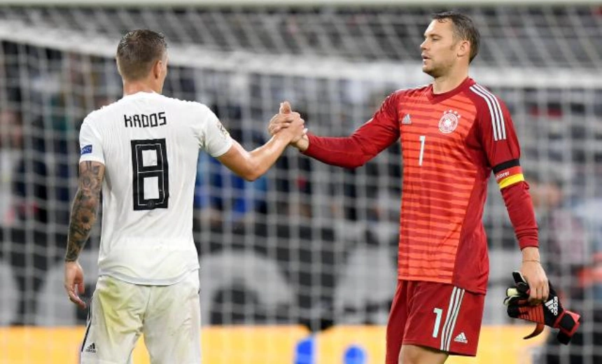 Toni Kroos and Manuel Neuer