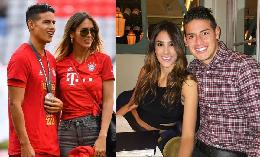 Who is James Rodriguez's wife?